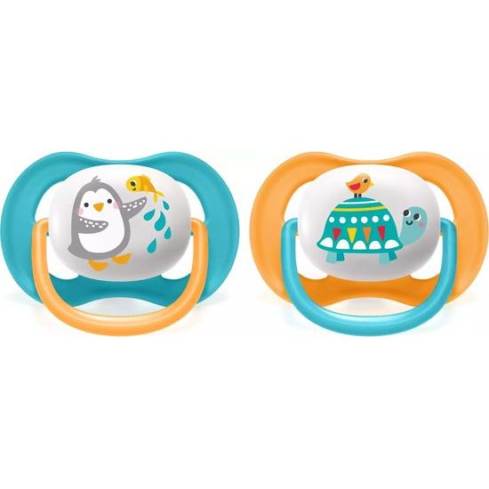 PHILIPS AVENT Šidítko Ultra air Zvířátko 6-18m chlapec 2 ks