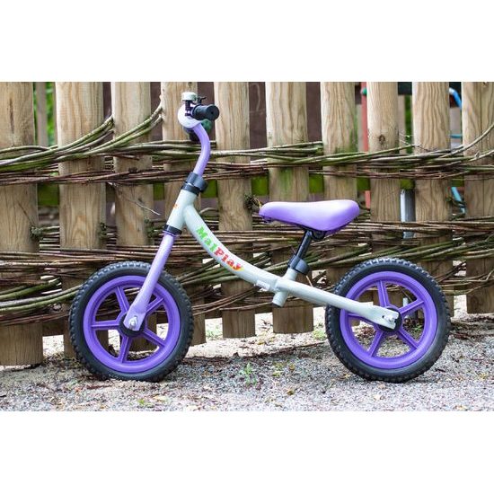 Dětské odrážedlo Nolan 12" šedo-fialové