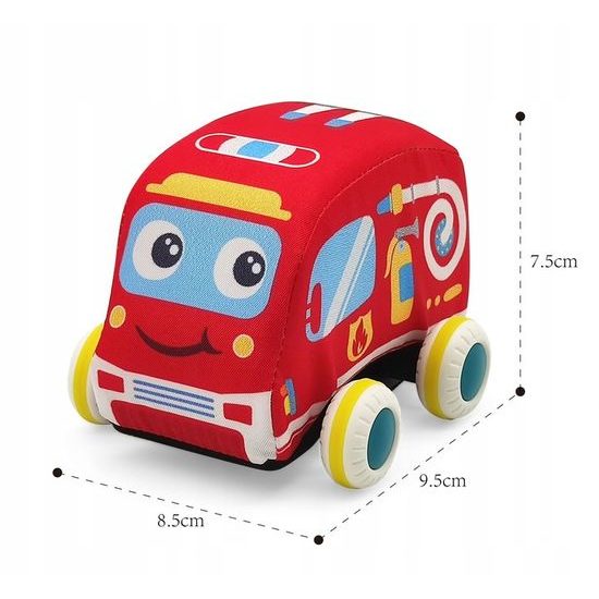 Haunger měkká autíčka s podložkou a setrvačníkem Soft Vehicle