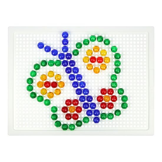 Mozaika klobouček - krystal 140ks