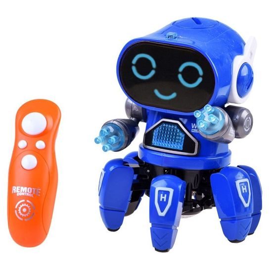 Interaktivní tančící robot na dálkové ovládání Boot Pioneer modrý