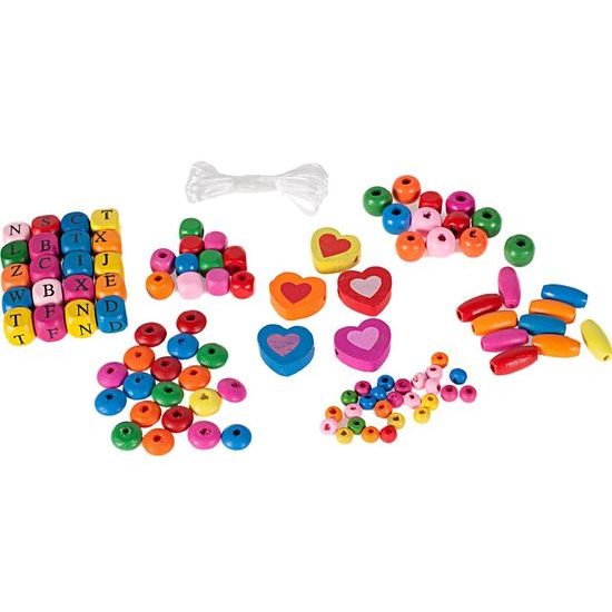 Velká sada na výrobu dřevěných šperků DIY Jewelry