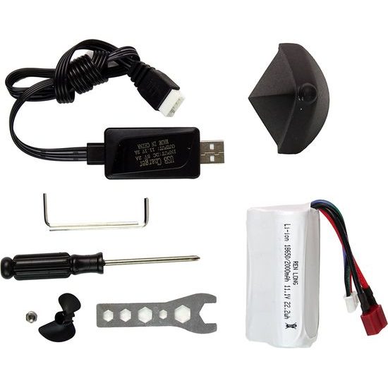 Motorový člun na dálkové ovládání - žlutý 35 KM/H