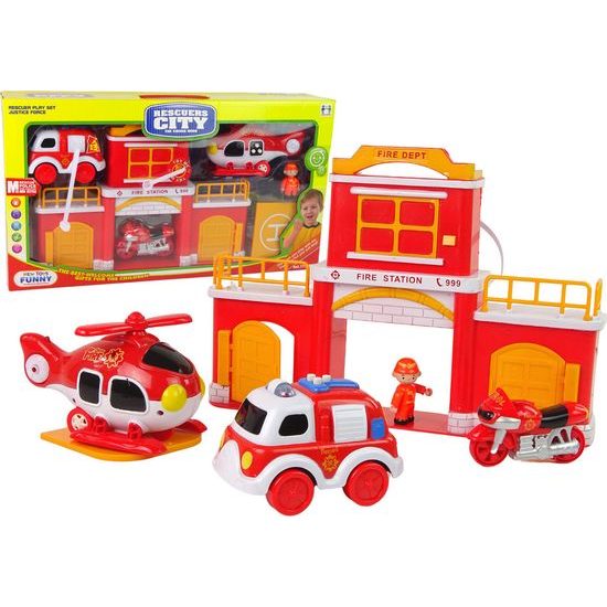 Hasičská stanice s doplňky