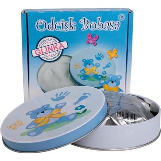 Sada na otisk dětské ručky - modrá