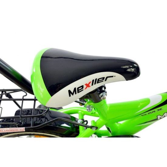 Mexller dětské kolo BMX 12" s vodící tyčí zelená