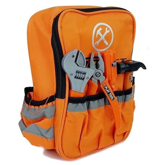 Sada dětského nářadí s vrtačkou na baterie v batůžku Tool Set