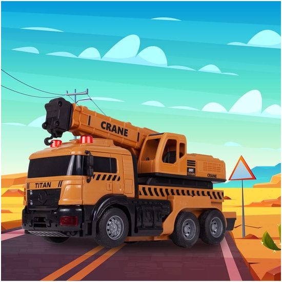 Robot transformer - jeřáb 2v1 Titan na dálkové ovládání