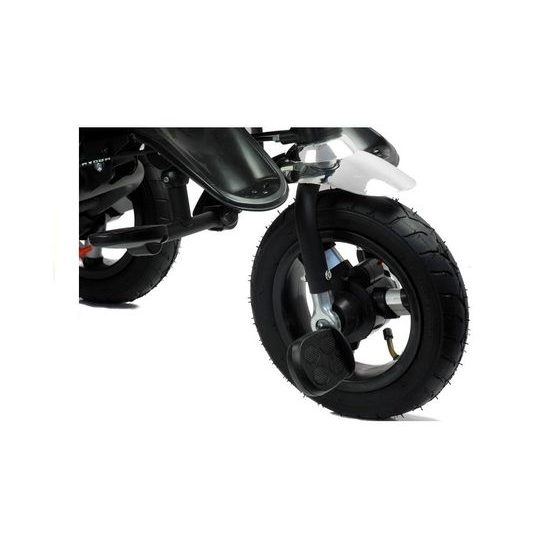 Majlo Toys oboustranná tříkolka s nafukovacími koly PRO700 stříbrná