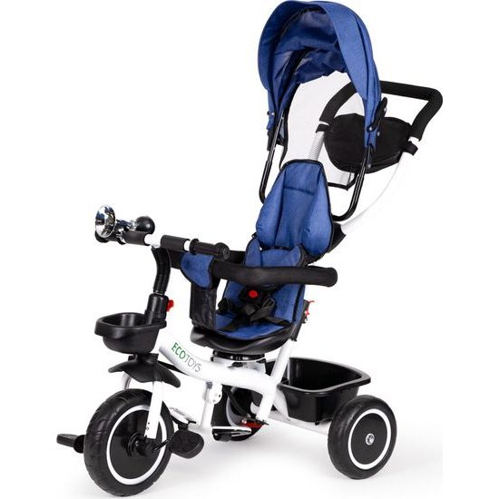 Ecotoys dětská tříkolka s otočným sedadlem S360 modrá
