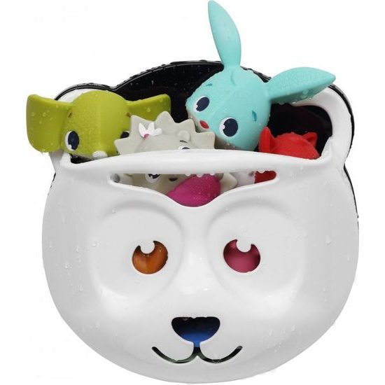 MALTEX Koš na hračky PANDA bílo-černý