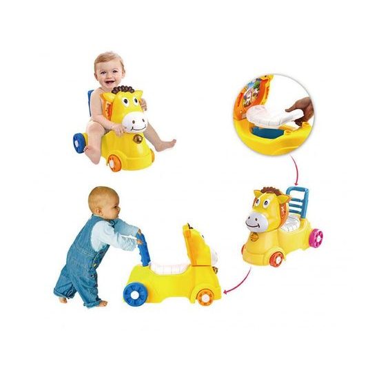 Haunger dětské odrážedlo s nočníkem 3v1 Oslík