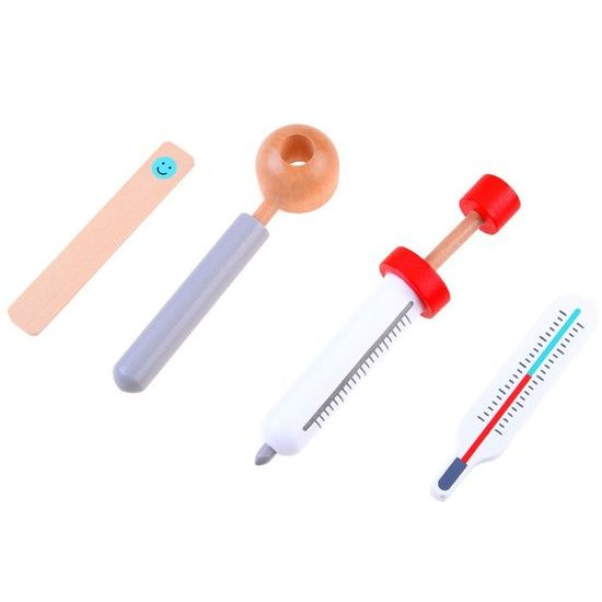 Dřevěná souprava Malý doktor 9 součástí