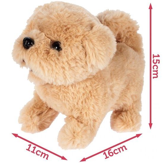 Plyšový pejsek na baterie Golden Retriver