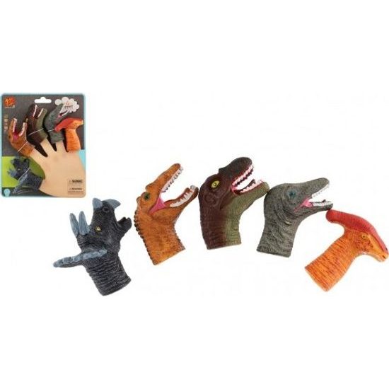 Prstový Maňásek dinosauři 5ks