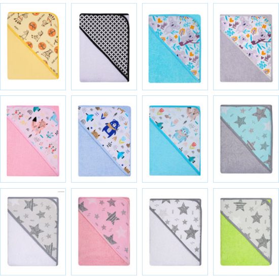 Dětská osuška s kapucí 80x80 cm