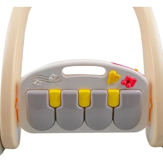 Haunger chodítko 2v1 s hrací dekou a piankem Happy Childhood