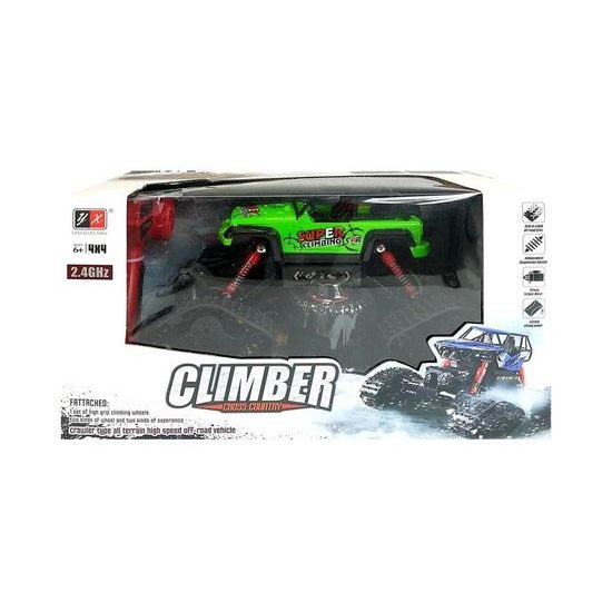 Auto na dálkové ovládání 4x4 s výměnnými koly Super Climber 1:18 zelené