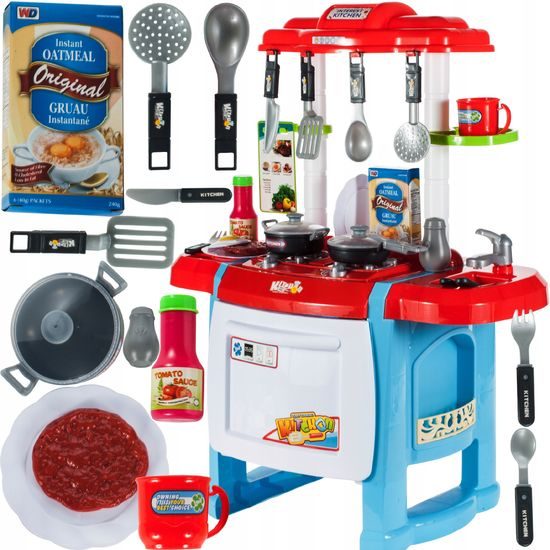 Dětská kuchyňka se zvuky a světlem Interest Kitchen modrá