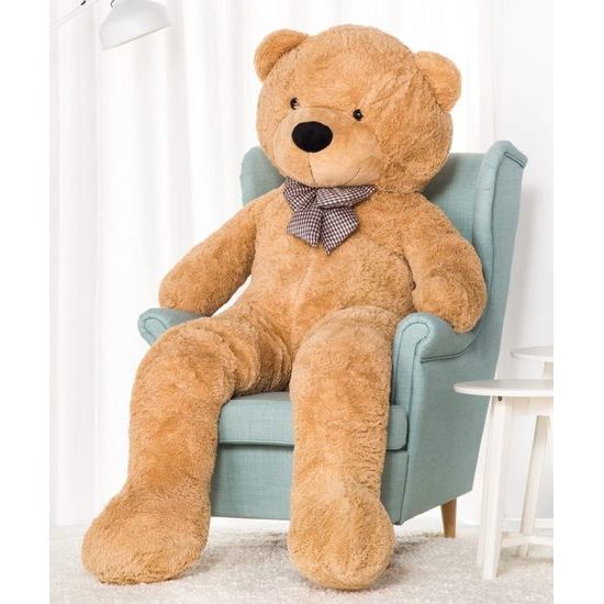 Plyšový medvěd Kvído 190 cm XXL béžový