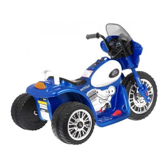 Dětská elektrická tříkolka Chopper modrá