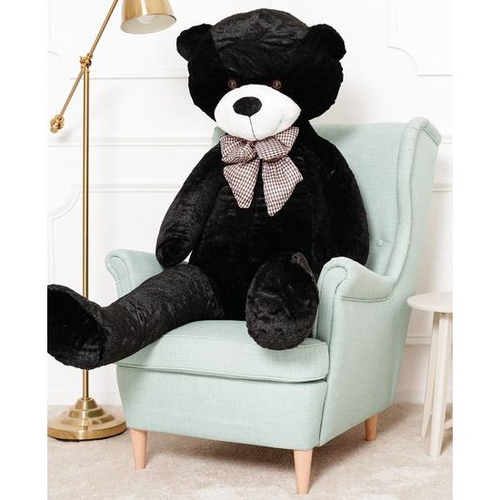 Plyšový medvěd Kvído 160 cm černý