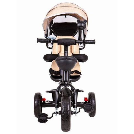 Ecotoys dětská tříkolka s otočným sedadlem Trike 2v1 béžová
