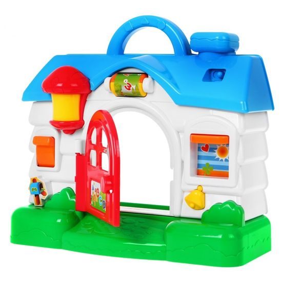 Autíčko na dálkové ovládání pro nejmenší Funny Police s policejní stanicí