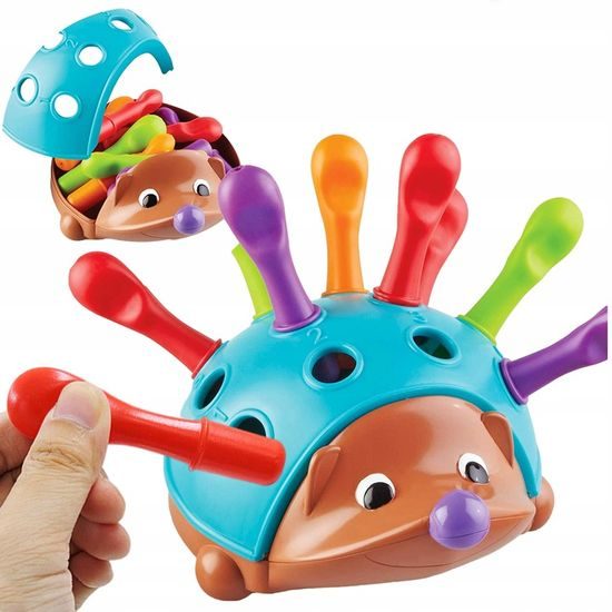 Dětská naučná Montessori ukládačka Ježek