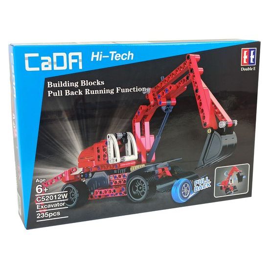 CaDA dětská stavebnice Bagr 235 dílků