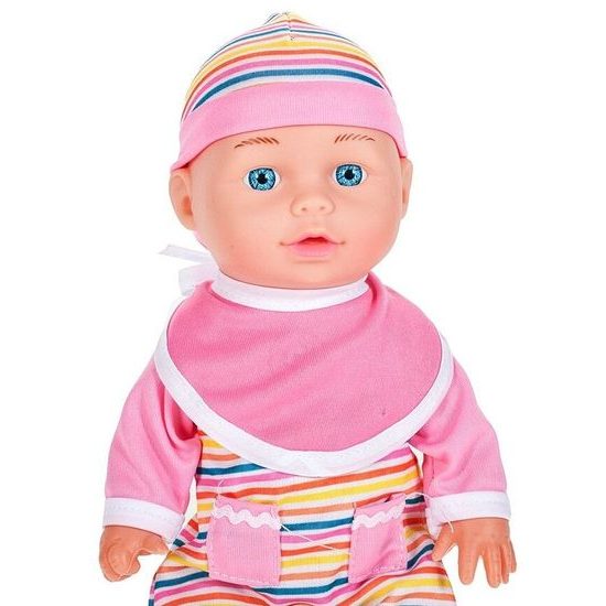 Dětská panenka s příslušenstvím Emilka 30 cm