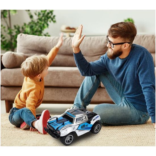 Terénní auto na dálkové ovládání Mountain Champion 1:18 modro-zelené