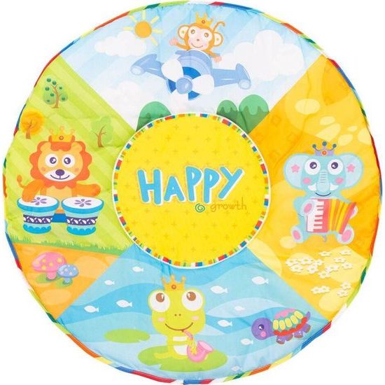 Haunger hrací deka XXL se 2 hrazdami a piankem Happy Zoo