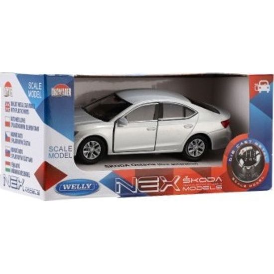 Auto Welly Škoda Octavia - mix 4 barvy