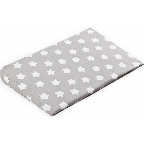 Povlečení na klínový polštář Sensillo 38x60 cm hvězdičky šedá