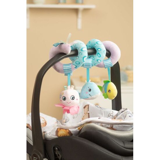 Hračka na postýlku spirála Sensillo Chobotnička