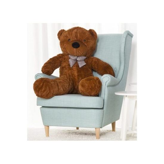 Plyšový medvěd Kvído 130 cm hnědý