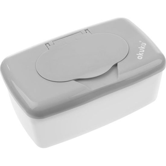 Nádobka na vlhčené ubrousky Akuku, šedá