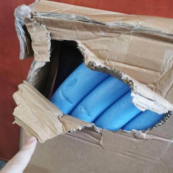 LEHKÉ POŠKOZENÍ Ecotoys dětská houpačka Čapí hnízdo růžová