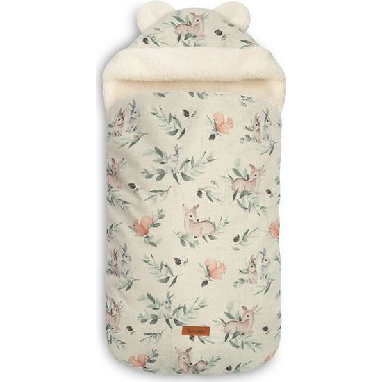 Zimní fusak do kočárku/ do autosedačky - srnky