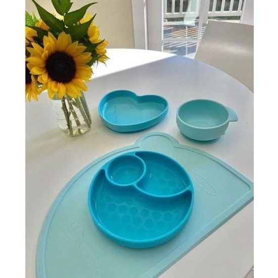 Silikonové prostírání Chicco modrozelená 18 m+