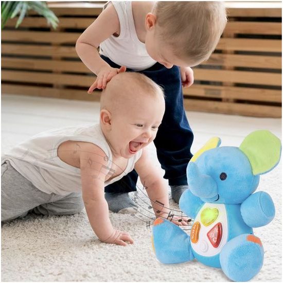 Interaktivní plyšový slon na baterie Little Animal