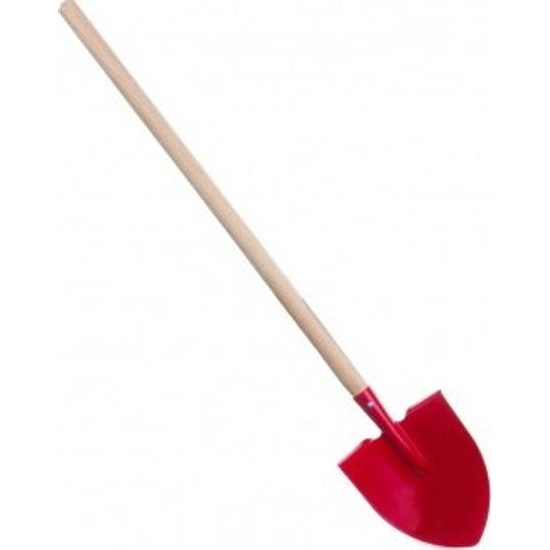 Rýč špičatý - červený s násadou