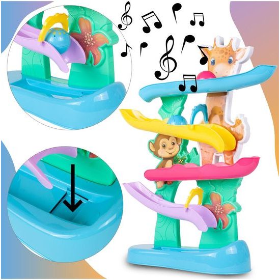 Dětská kuličková skluzavka na baterie Jungle