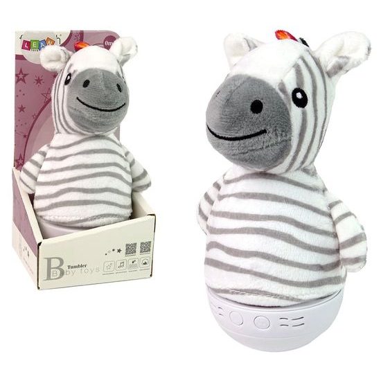 Interaktivní plyšová zebra - lampička Baby Tumbler