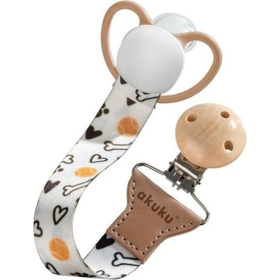 Klip na dudlík Kostičky