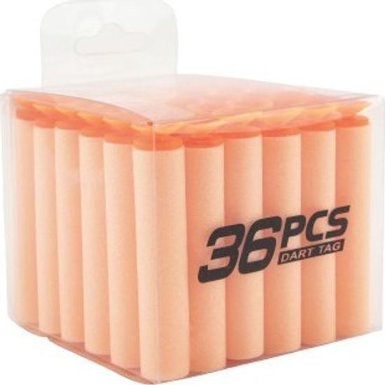 Náhradní pěnové náboje do pistole 36ks s přísavkami - mix 4 barvy