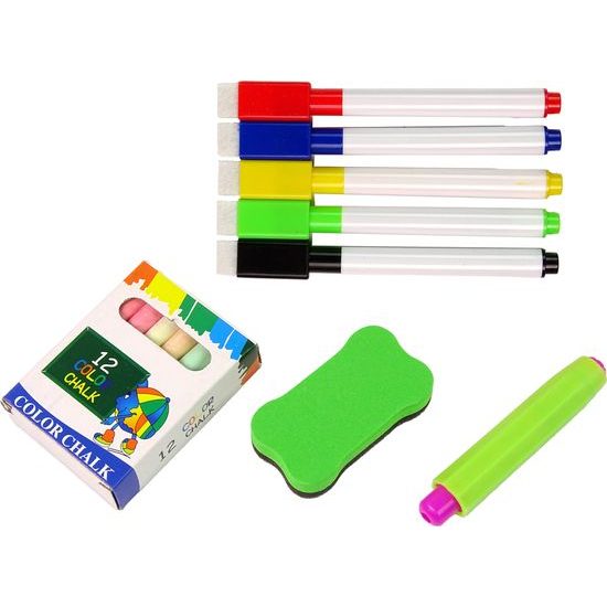 Multifunkční oboustranná tabule se stolem 3v1