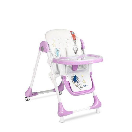 Jídelní židlička CARETERO Luna lavenda