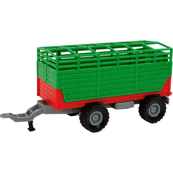 Traktor se dvěma přívěsy se zvukem